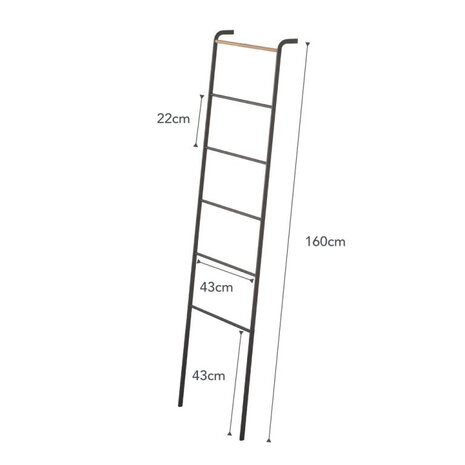 Yamazaki Yamazaki Ladder Rek - Tower - black