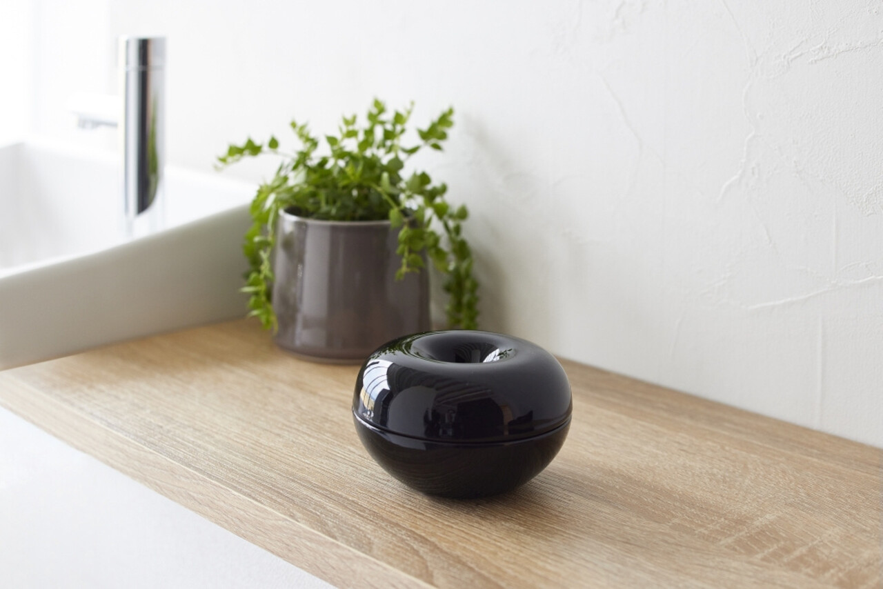 Yamazaki Yamazaki Ceramic air freshener bowl - Tower - Black