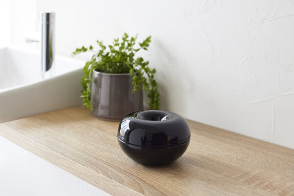 Yamazaki Yamazaki Ceramic air freshener bowl - Tower - Black