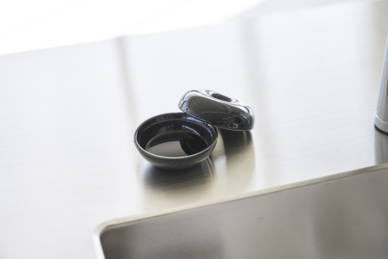 Yamazaki Yamazaki Ceramic air freshener bowl - Tower - Black