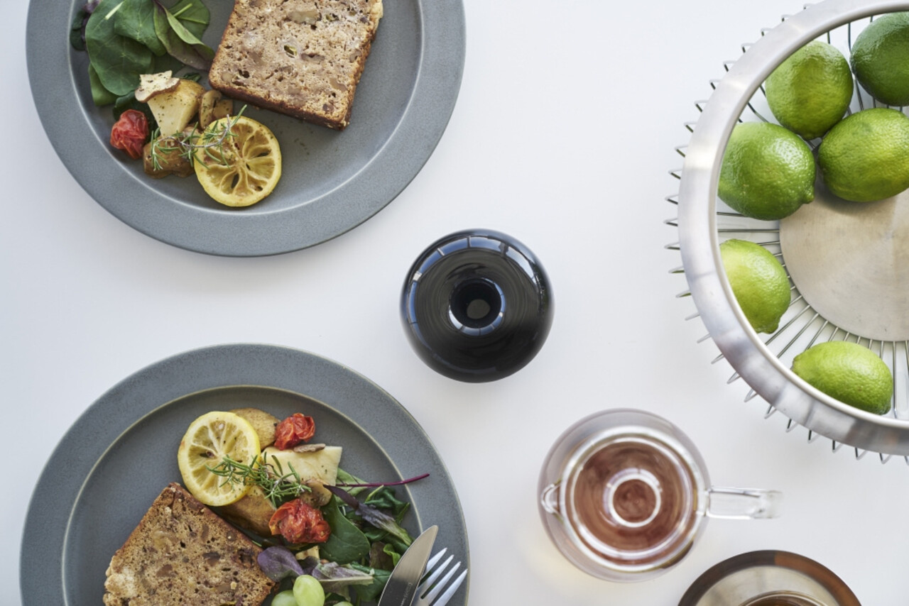 Yamazaki Yamazaki Ceramic air freshener bowl - Tower - Black