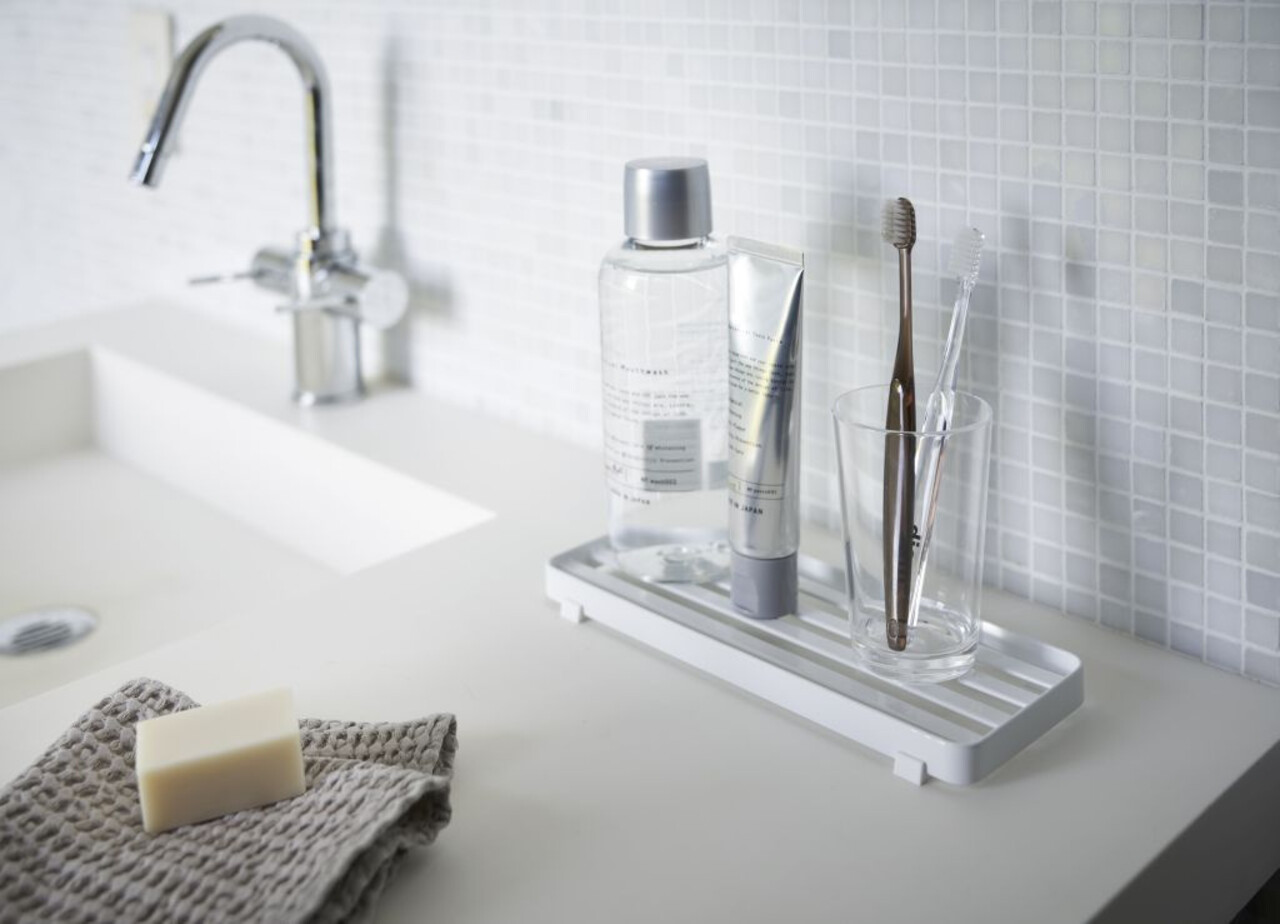 Yamazaki Yamazaki Badkamerrek - Tower - white Yamazaki Yamazaki Badkamerrek - Tower - white