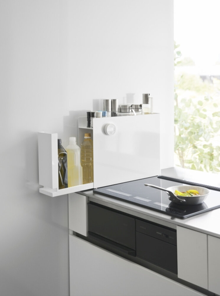 Yamazaki Yamazaki Kruidenrek Uitschuifbaar - Tower - White Yamazaki Yamazaki Kruidenrek Uitschuifbaar - Tower - White