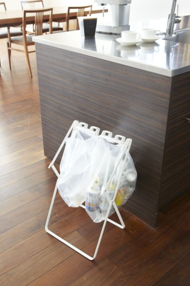 Yamazaki Yamazaki Vuilniszakhouder - Tower - white Yamazaki Yamazaki Vuilniszakhouder - Tower - white