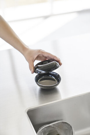 Yamazaki Yamazaki Ceramic air freshener bowl - Tower - Black