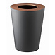 Yamazaki Yamazaki Prullenbak Rond - Rin - brown Yamazaki Yamazaki Prullenbak Rond - Rin - brown