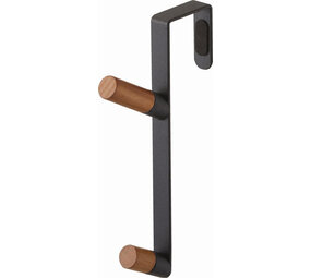 Yamazaki Yamazaki Kapstok voor over de deur - Tower - black Yamazaki Yamazaki Kapstok voor over de deur - Tower - black
