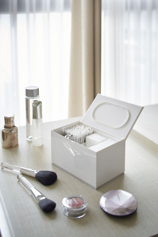 Yamazaki Yamazaki Make Up Organizer - Veil - White Yamazaki Yamazaki Make Up Organizer - Veil - White