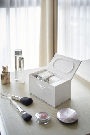 Yamazaki Yamazaki Make Up Organizer - Veil - White Yamazaki Yamazaki Make Up Organizer - Veil - White