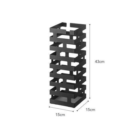 Yamazaki Yamazaki Brick Paraplubak - black Yamazaki Yamazaki Brick Paraplubak - black