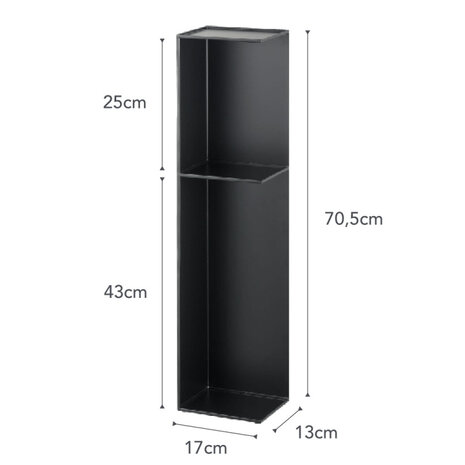 Yamazaki Yamazaki WC Opbergrek - Tower - Black