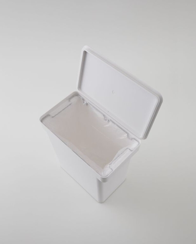 Yamazaki Yamazaki Prullenbak Luchtdicht - Tower - White Yamazaki Yamazaki Prullenbak Luchtdicht - Tower - White