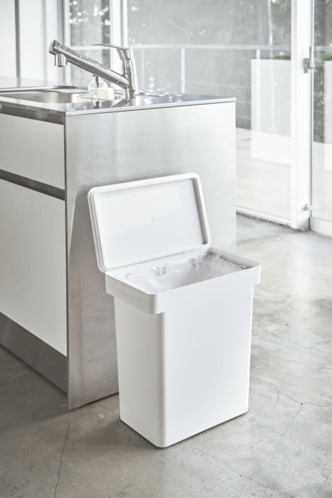 Yamazaki Yamazaki Prullenbak Luchtdicht - Tower - White Yamazaki Yamazaki Prullenbak Luchtdicht - Tower - White