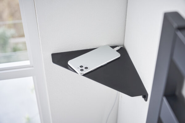 Yamazaki Yamazaki Hoekplank Wandmontage - Tower - Black