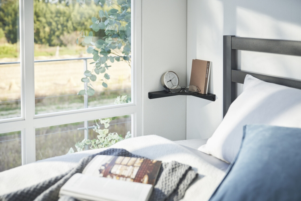 Yamazaki Yamazaki Hoekplank Wandmontage - Tower - Black