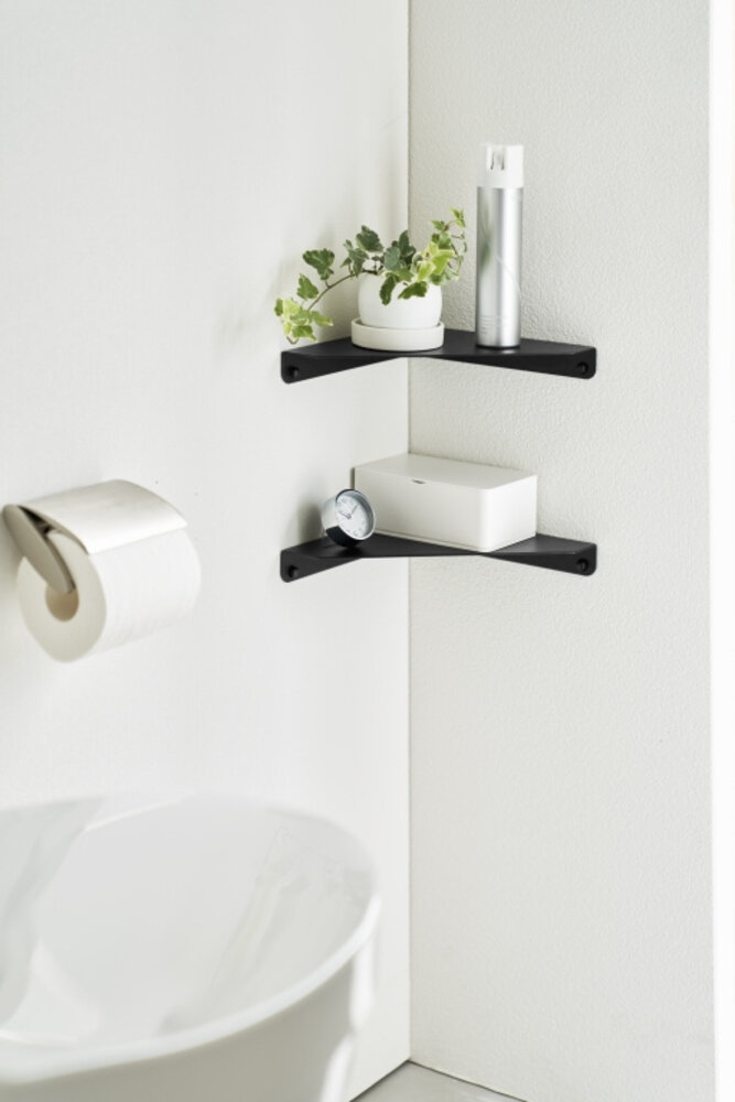 Yamazaki Yamazaki Hoekplank Wandmontage - Tower - Black