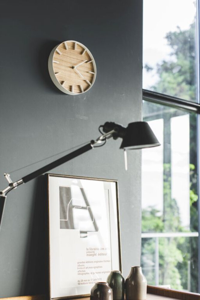 Yamazaki Yamazaki Wandklok - Rin - beige Yamazaki Yamazaki Wandklok - Rin - beige