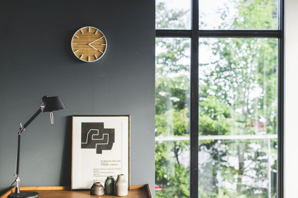 Yamazaki Yamazaki Wandklok - Rin - beige Yamazaki Yamazaki Wandklok - Rin - beige