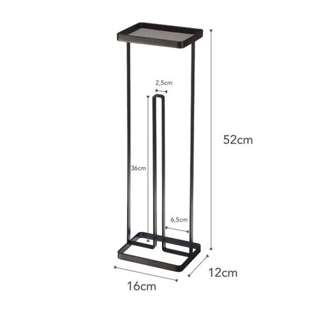 Yamazaki Yamazaki Open Reserverolhouder - Tower - black