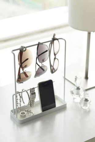 Yamazaki Yamazaki Accessoire en Brillen Rekje - Tower - white Yamazaki Yamazaki Accessoire en Brillen Rekje - Tower - white