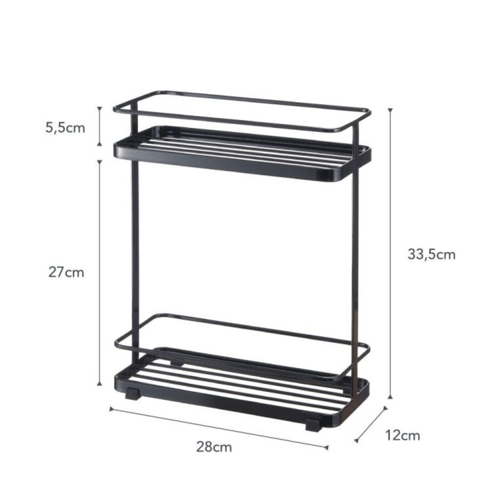 Yamazaki Yamazaki Badkamerrek - Tower - black Yamazaki Yamazaki Badkamerrek - Tower - black