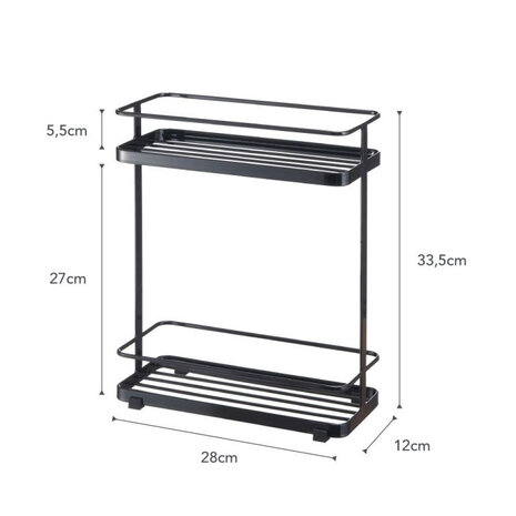 Yamazaki Yamazaki Badkamerrek - Tower - black Yamazaki Yamazaki Badkamerrek - Tower - black