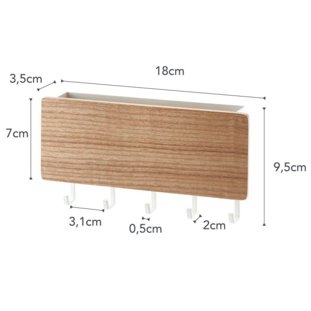 Yamazaki Yamazaki Magnetische Sleutelhouder - Rin - natural