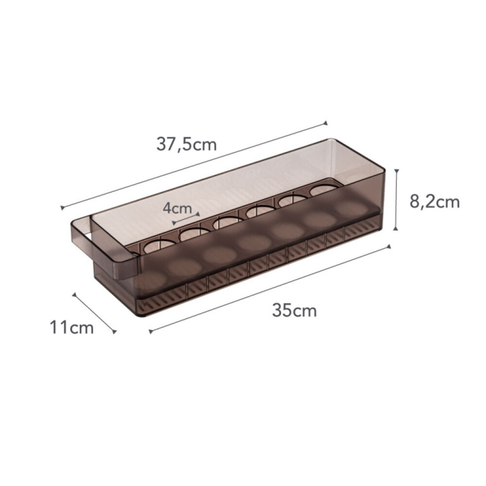 Yamazaki Yamazaki Koelkast Eierrekje - Tower - Black Yamazaki Yamazaki Koelkast Eierrekje - Tower - Black