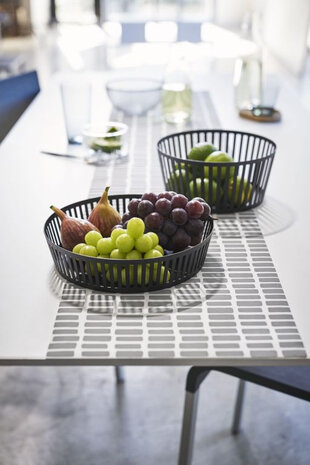 Yamazaki Yamazaki Fruitschaal Ø 21,5 cm - Tower - black Yamazaki Yamazaki Fruitschaal Ø 21,5 cm - Tower - black