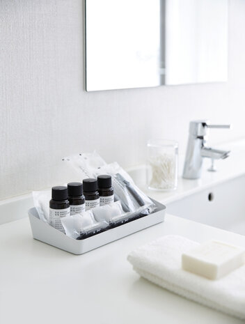 Yamazaki Yamazaki Amenity Tray - Tower - White Yamazaki Yamazaki Amenity Tray - Tower - White