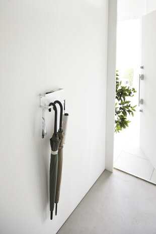 Yamazaki Yamazaki Parapluhouder Wandmontage - Smart - White Yamazaki Yamazaki Parapluhouder Wandmontage - Smart - White