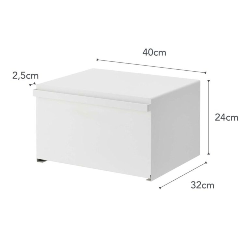 Yamazaki Yamazaki Broodtrommel - Tower - White Yamazaki Yamazaki Broodtrommel - Tower - White