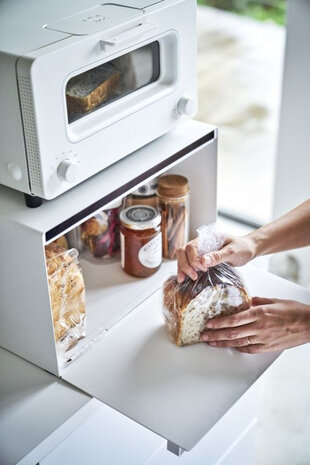 Yamazaki Yamazaki Broodtrommel - Tower - White Yamazaki Yamazaki Broodtrommel - Tower - White