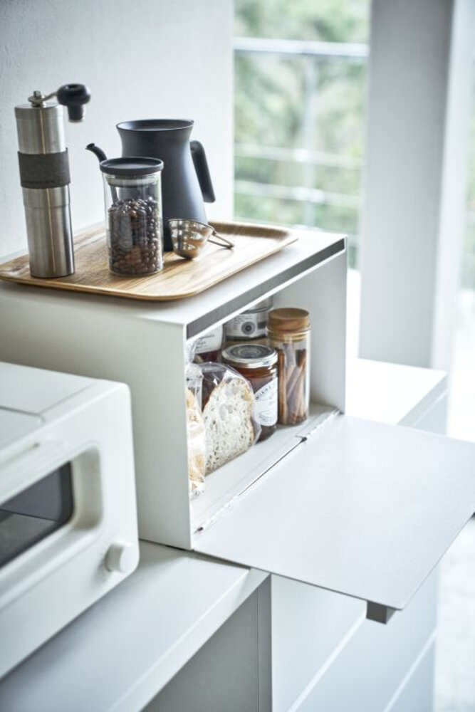 Yamazaki Yamazaki Broodtrommel - Tower - White Yamazaki Yamazaki Broodtrommel - Tower - White