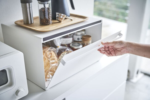 Yamazaki Yamazaki Broodtrommel - Tower - White Yamazaki Yamazaki Broodtrommel - Tower - White