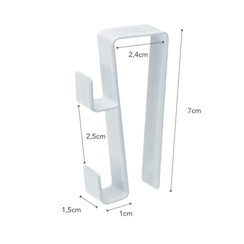 Yamazaki Yamazaki keukendoek haak voor keukenkast - Tower - white Yamazaki Yamazaki keukendoek haak voor keukenkast - Tower - white