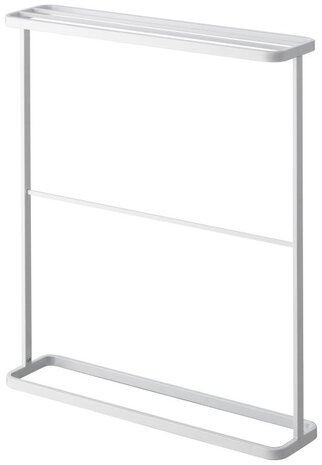 Yamazaki Yamazaki Badhanddoekenrek - Tower - white Yamazaki Yamazaki Badhanddoekenrek - Tower - white