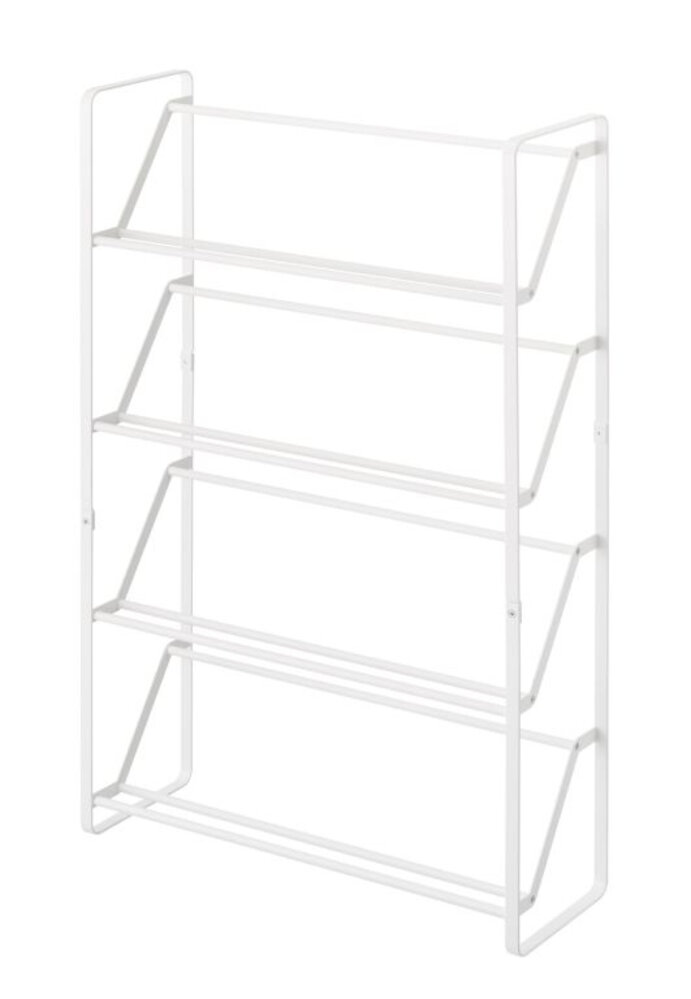 Yamazaki Yamazaki Shoe rack - Slim 4 - white Yamazaki Yamazaki Shoe rack - Slim 4 - white