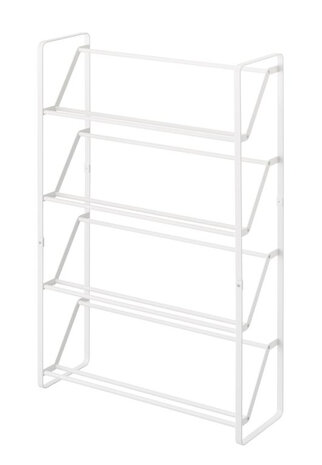 Yamazaki Yamazaki Shoe rack - Slim 4 - white Yamazaki Yamazaki Shoe rack - Slim 4 - white