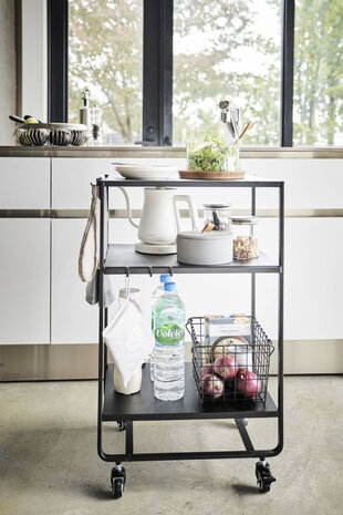 Yamazaki Yamazaki Keukentrolley - Tower - Black