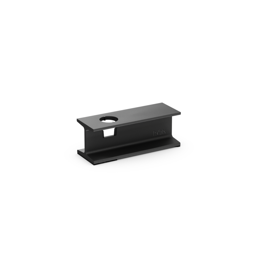 Höfats Höfats Henry Metal Kandelaar voor 1 Kaars | Aluminium, Zwart