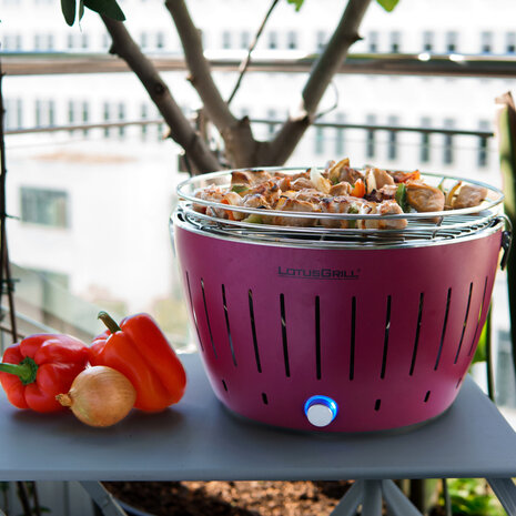 LotusGrill LotusGrill Tafelbarbecue Mini - Ø292mm - Paars