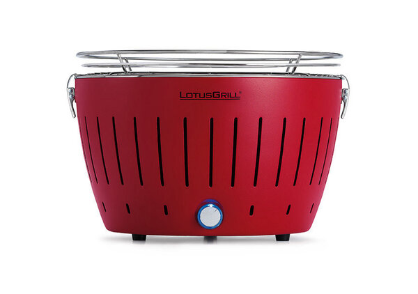 LotusGrill LotusGrill Classic Tafelbarbecue - Ø350mm - Rood LotusGrill LotusGrill Classic Tafelbarbecue - Ø350mm - Rood