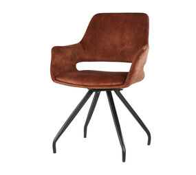 Livingfurn Livingfurn Capp Rust Velvet (set of 2) Livingfurn Livingfurn Capp Rust Velvet (set of 2)