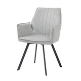 Livingfurn Livingfurn Louise Grey Eetkamerstoelen