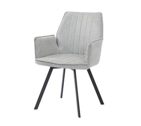 Livingfurn Livingfurn Louise Grey Eetkamerstoelen Livingfurn Livingfurn Louise Grey Eetkamerstoelen