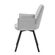 Livingfurn Livingfurn Louise Grey Eetkamerstoelen Livingfurn Livingfurn Louise Grey Eetkamerstoelen