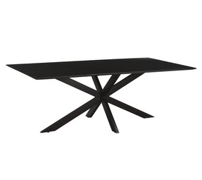 Livingfurn Livingfurn Oslo Spider Black Acasia 220 cm Livingfurn Livingfurn Oslo Spider Black Acasia 220 cm