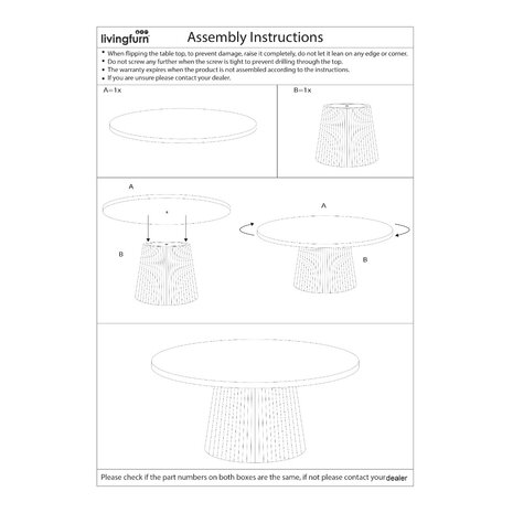 Livingfurn Livingfurn Salvator 50 cm