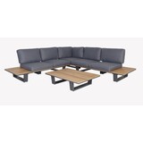 Eurofar Eurofar Lota Lounge Corner Set | 3 Stuks | Antraciet